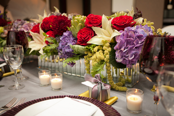 Red Purple and Green Wedding | Red Wedding Ideas  | EventDazzle