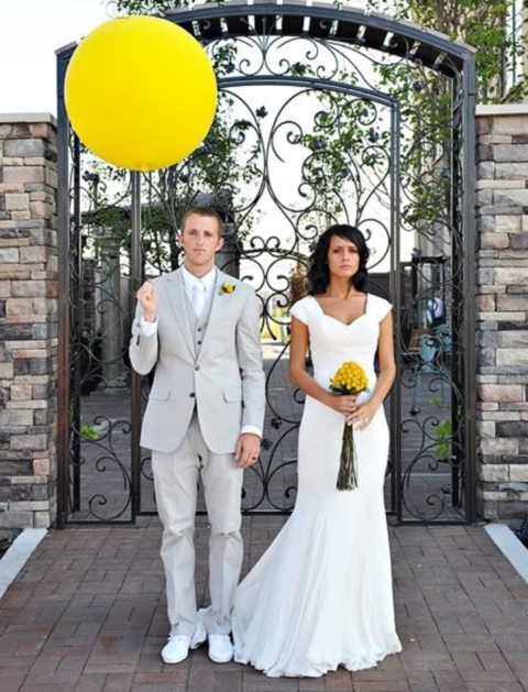 Yellow-Grey-Wedding-Couple