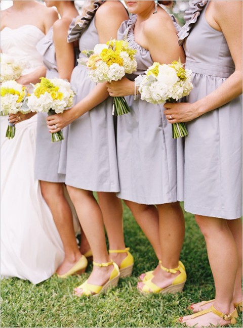 Yellow-Grey-Wedding-Flowers