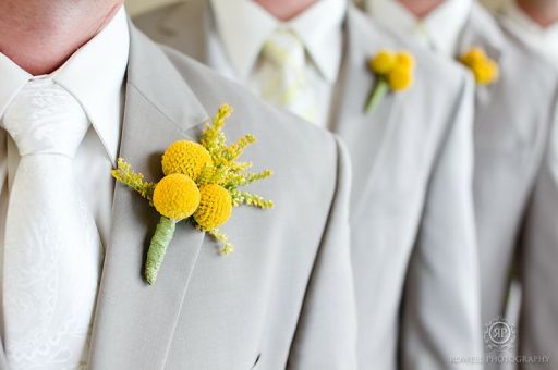 Yellow and Grey Wedding 9